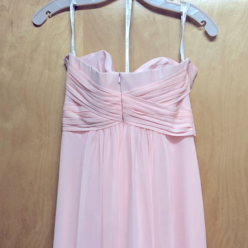 David’s Bridal Bridesmaid Prom Petal (pink) F15555 - Picture 3 of 7